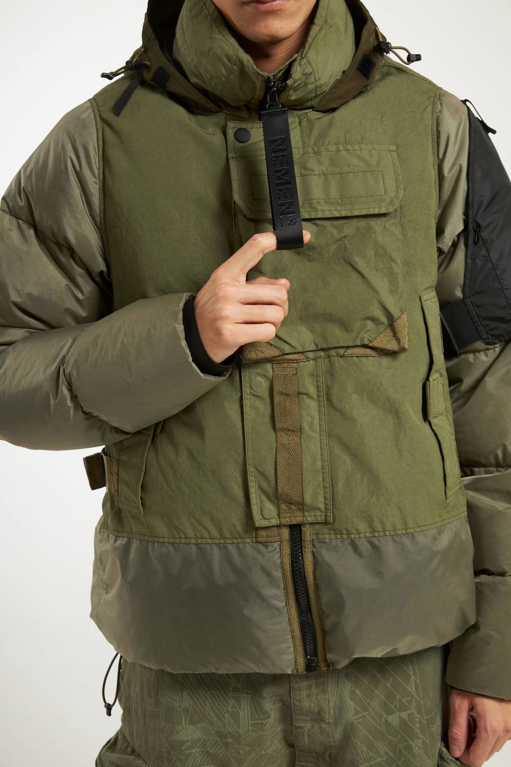 NemeN NMN_I22240_201 [ARMY – MULTIFABRIC DOWN JKT] Ultimo giorno