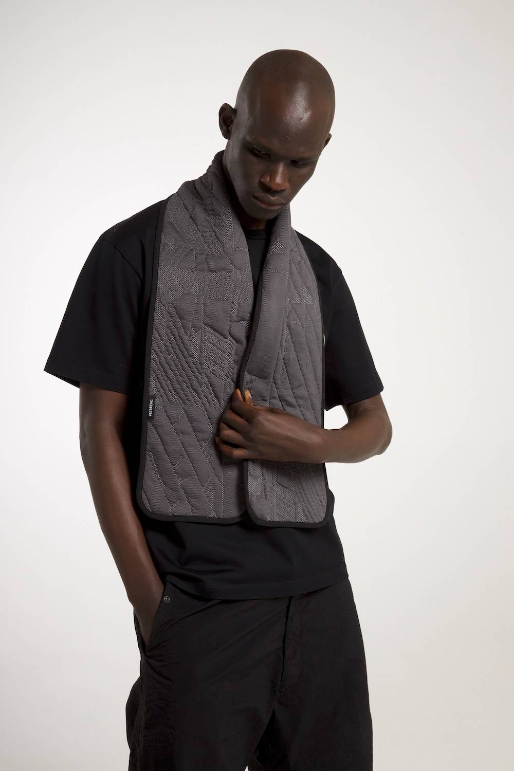 NemeN NMN_I22006AC_170 [HYPERLINES SCARF] Pezzi Unici