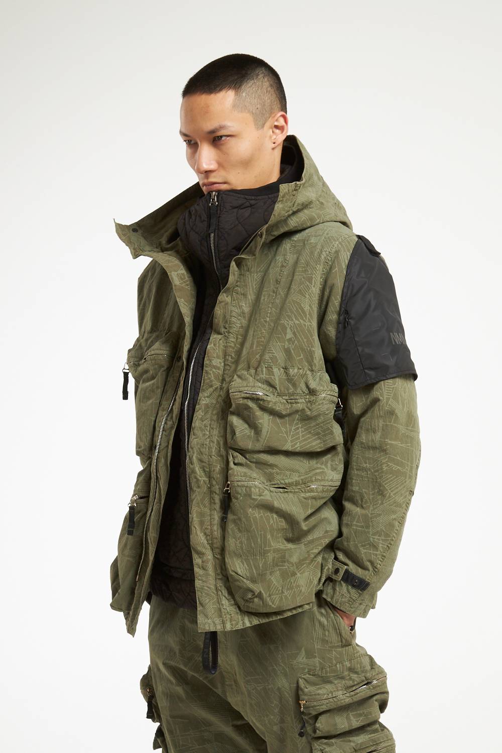 NemeN NMN_I22239/1_177 [JAVA MULTIPOCKET PARACHUTE SMOCK] Promozione Limitata