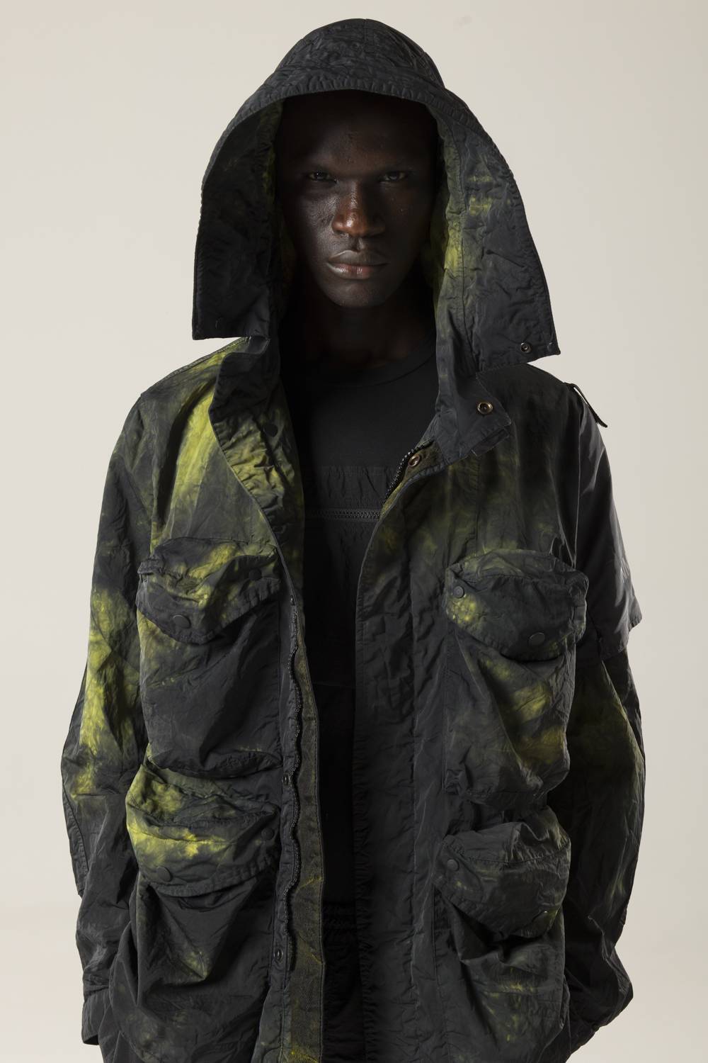 NemeN NMN_E22225_158 [TAPS TIE DYE MULTI-POCKET JKT] Saldi Di Fabbrica