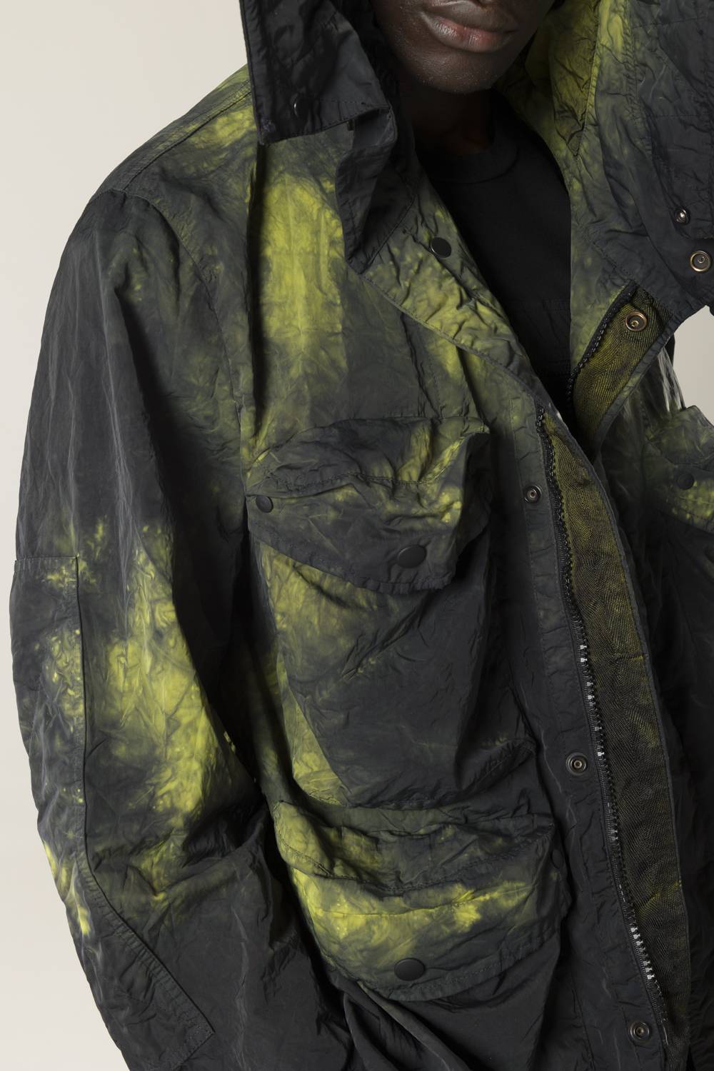 NemeN NMN_E22225_158 [TAPS TIE DYE MULTI-POCKET JKT] Saldi Di Fabbrica