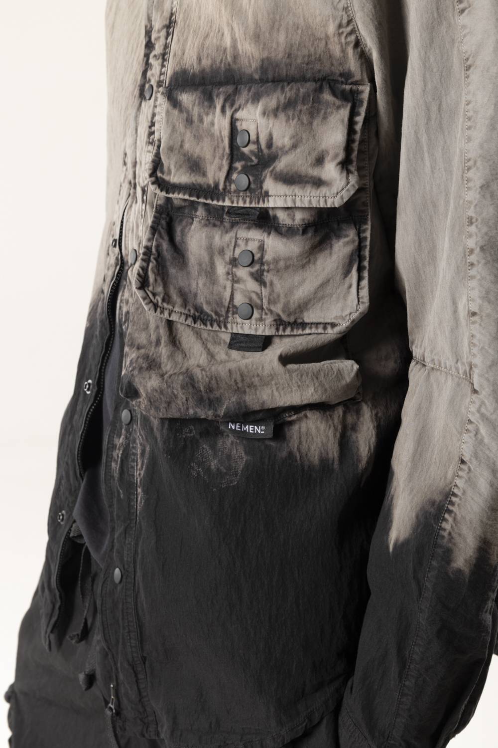 NemeN NMN_E22230_190 [ALMA DISCHARGED CARGO OVERSHIRT] Moda
