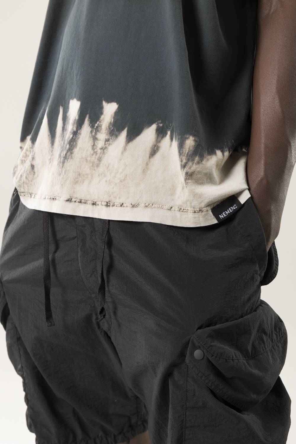 NemeN NMN_22140T_160 [NMN® LOGO DISCHARGED T-SHIRT] Consegna Veloce