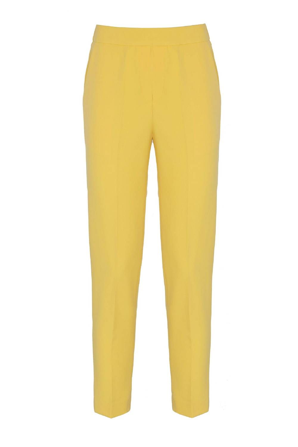 Lanacaprina PANTALONE CON ELASTICO E SPACCO DIETRO In Linea