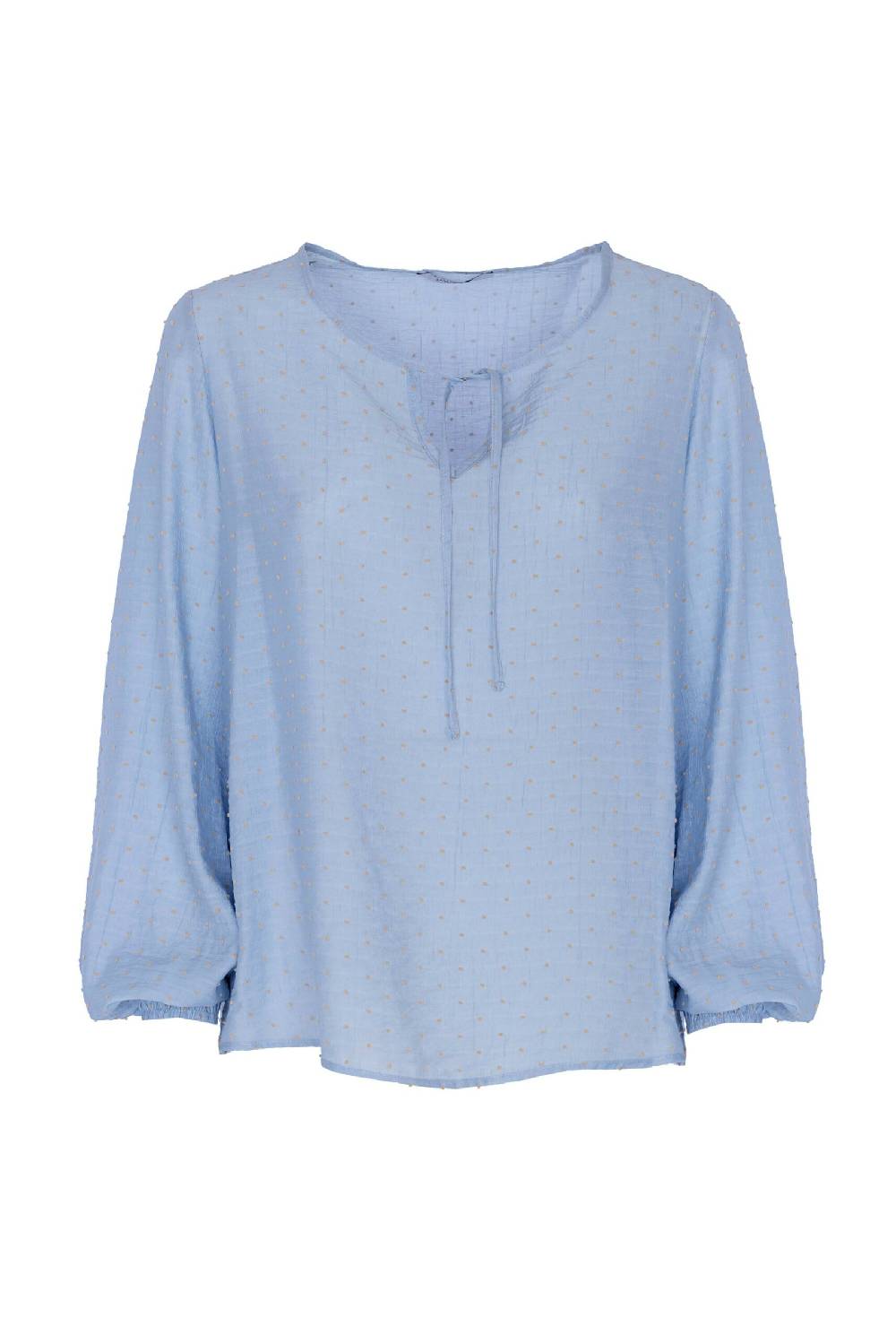 Lanacaprina BLUSA MANICA LUNGA CON LACCETTI