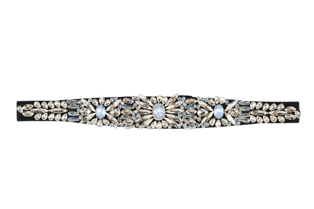 Lanacaprina CINTURA GIOIELLO CON STRASS