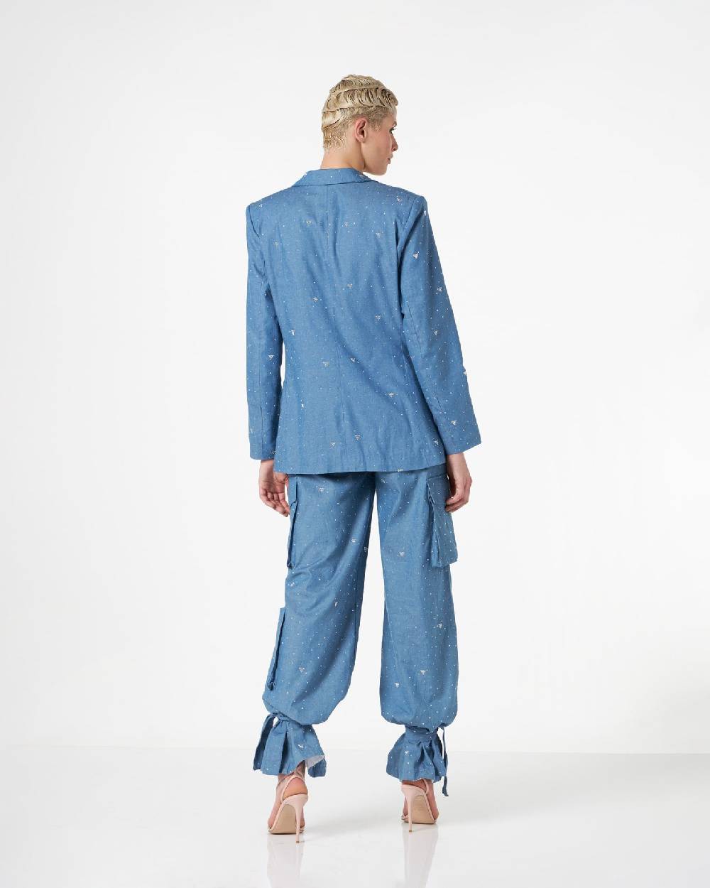 Le Twins Como Chambray Strass Celeste Offerte