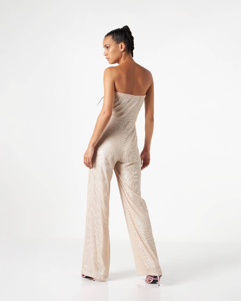 Le Twins Priscila Paillettes Opache Beige Vendite Flash