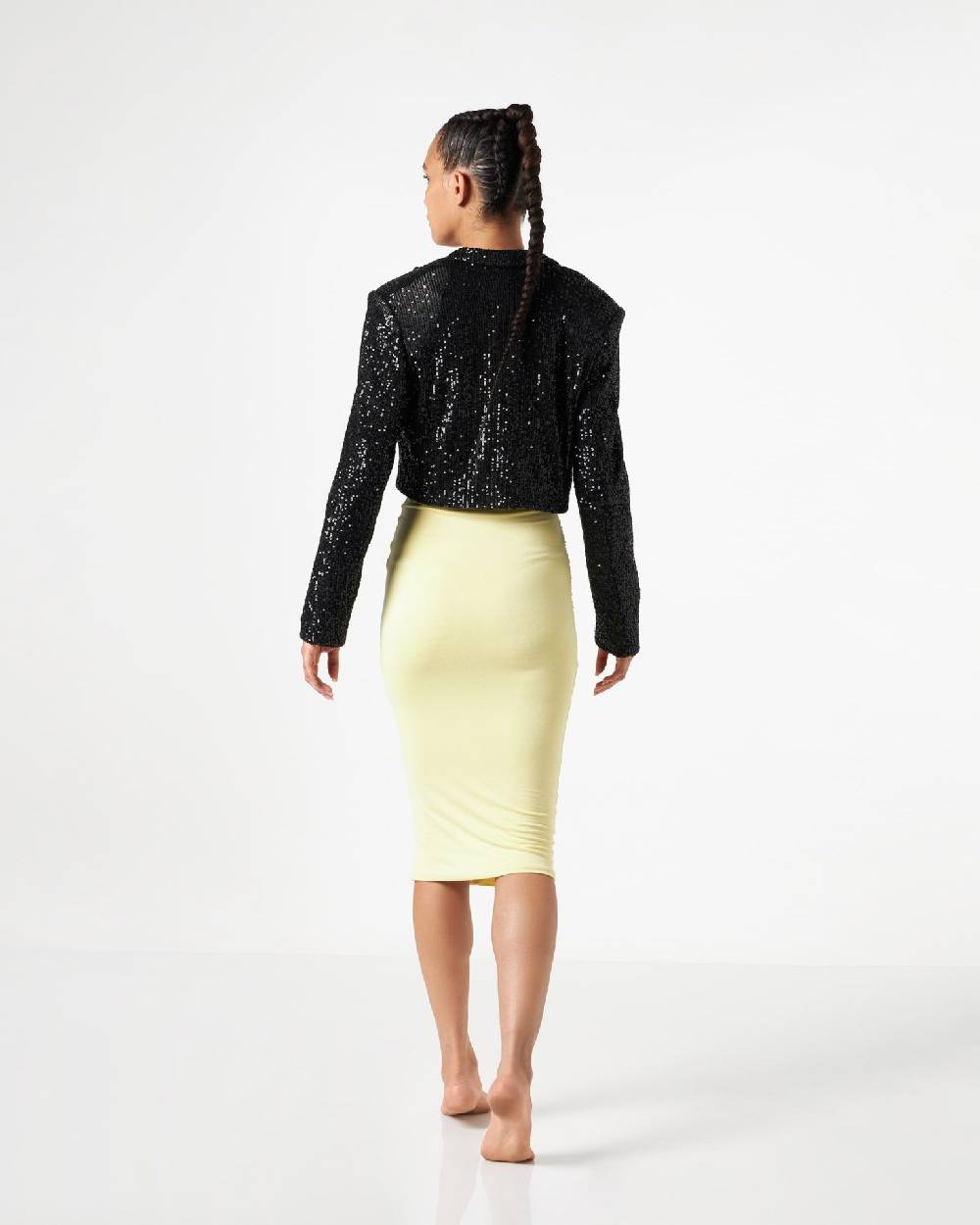Le Twins Comacchio Corta Paillettes Nero Moda