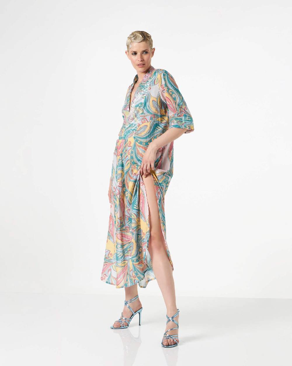 Le Twins Caftano Marta Cashmere Qualità
