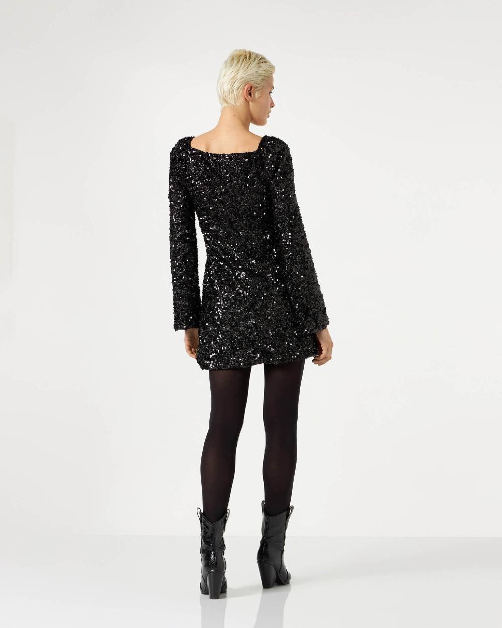 Le Twins Simo Paillettes Lurex Nero Pezzi Unici