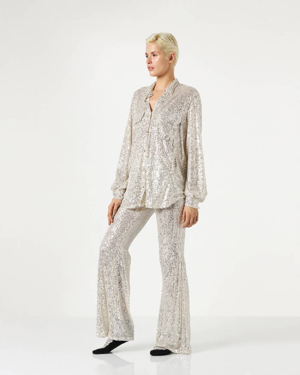 Le Twins Daniela Paillettes Argento Offerta