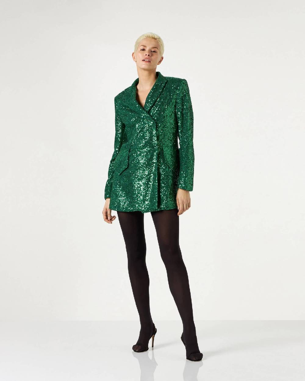 Le Twins Como Paillettes Verde Nuovo