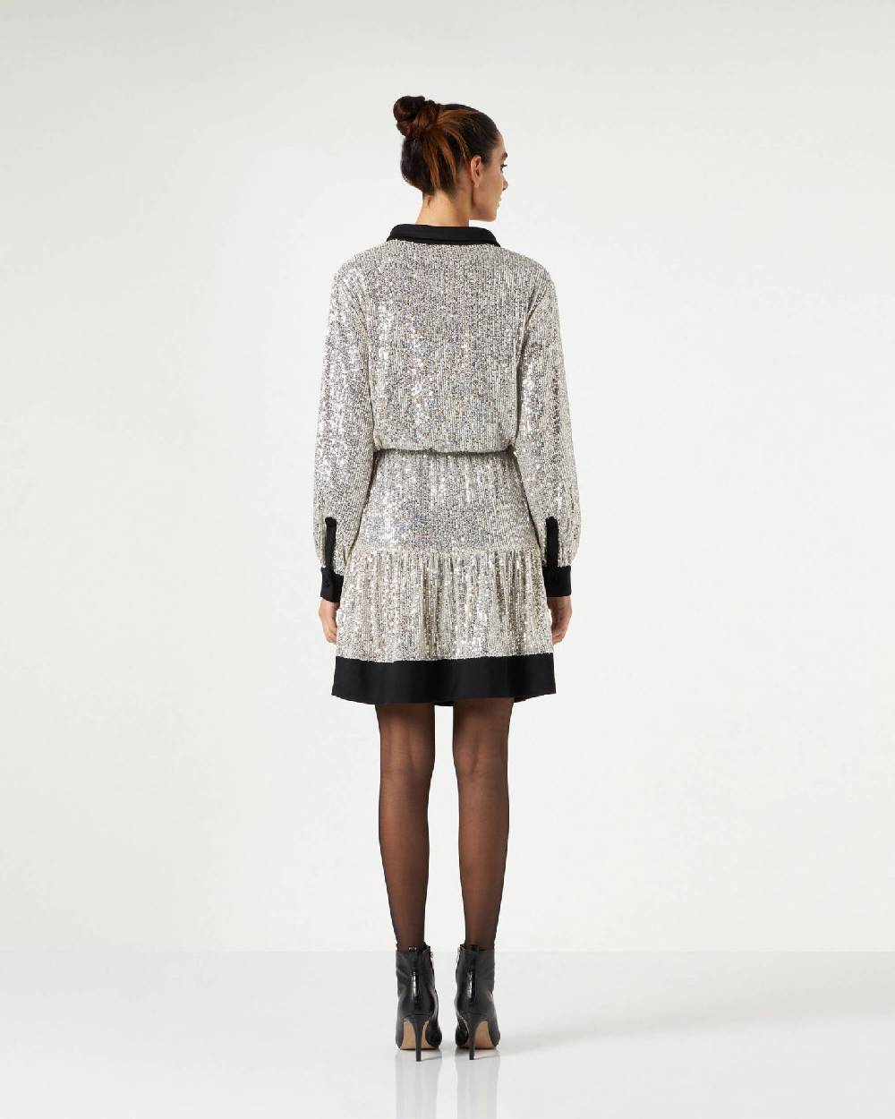Le Twins Chicago Paillettes Argento Promozione