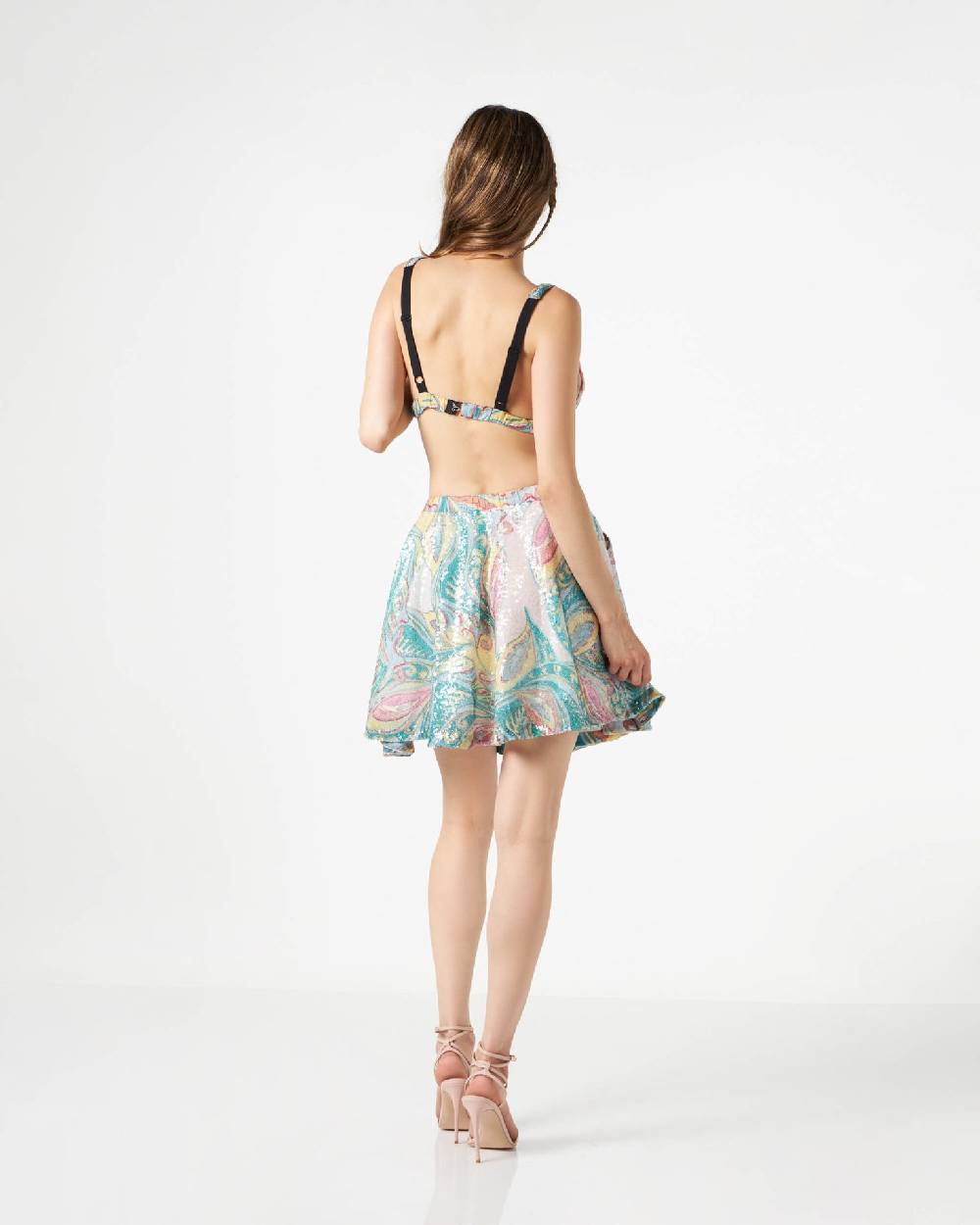 Le Twins Patrizia Paillettes Cashmere Outlet