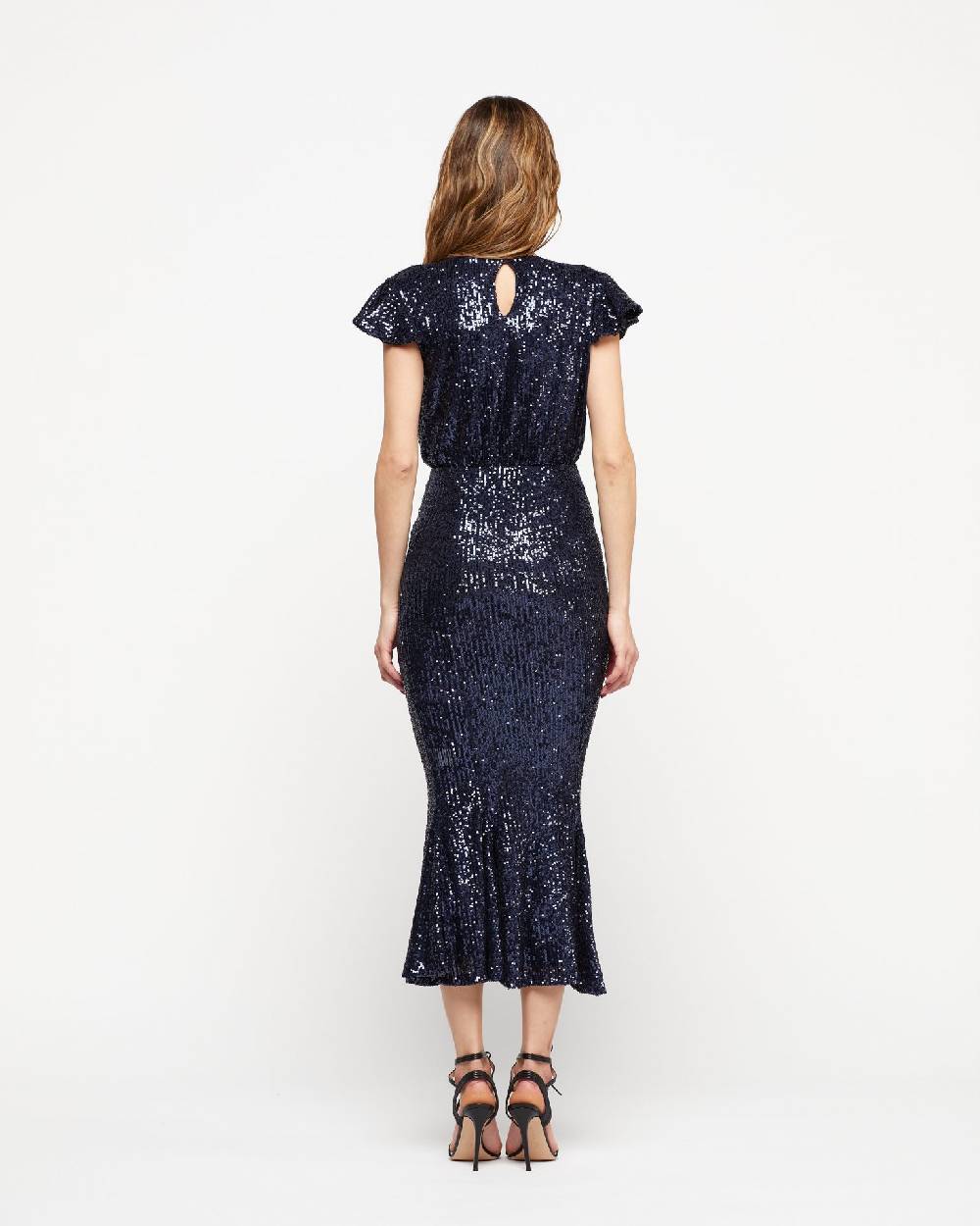 Le Twins Abito Sabrina – Paillettes Blu Promozione Limitata