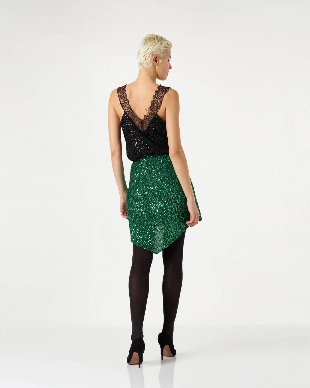 Le Twins Gorizia Paillettes Nero Vendite Flash