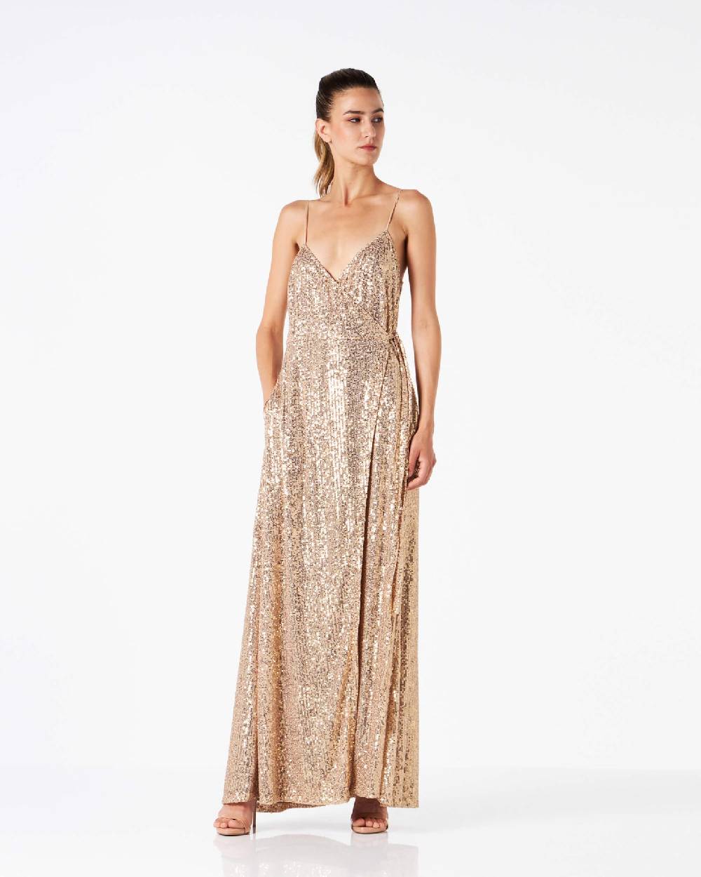 Le Twins Ary Incrocio Paillettes Oro Vendita