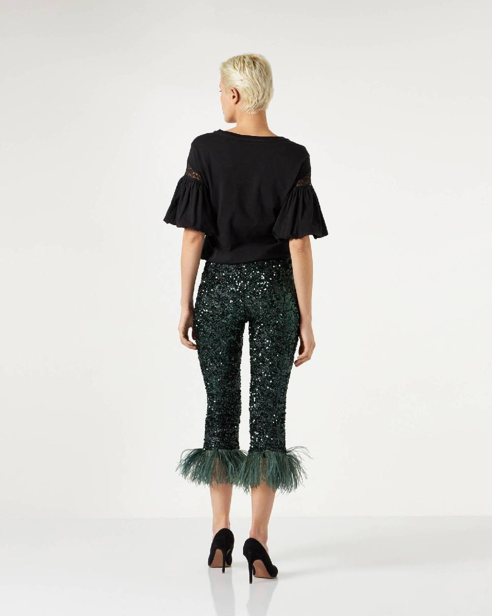 Le Twins Savy Paillettes Lurex Verde Promozione Limitata