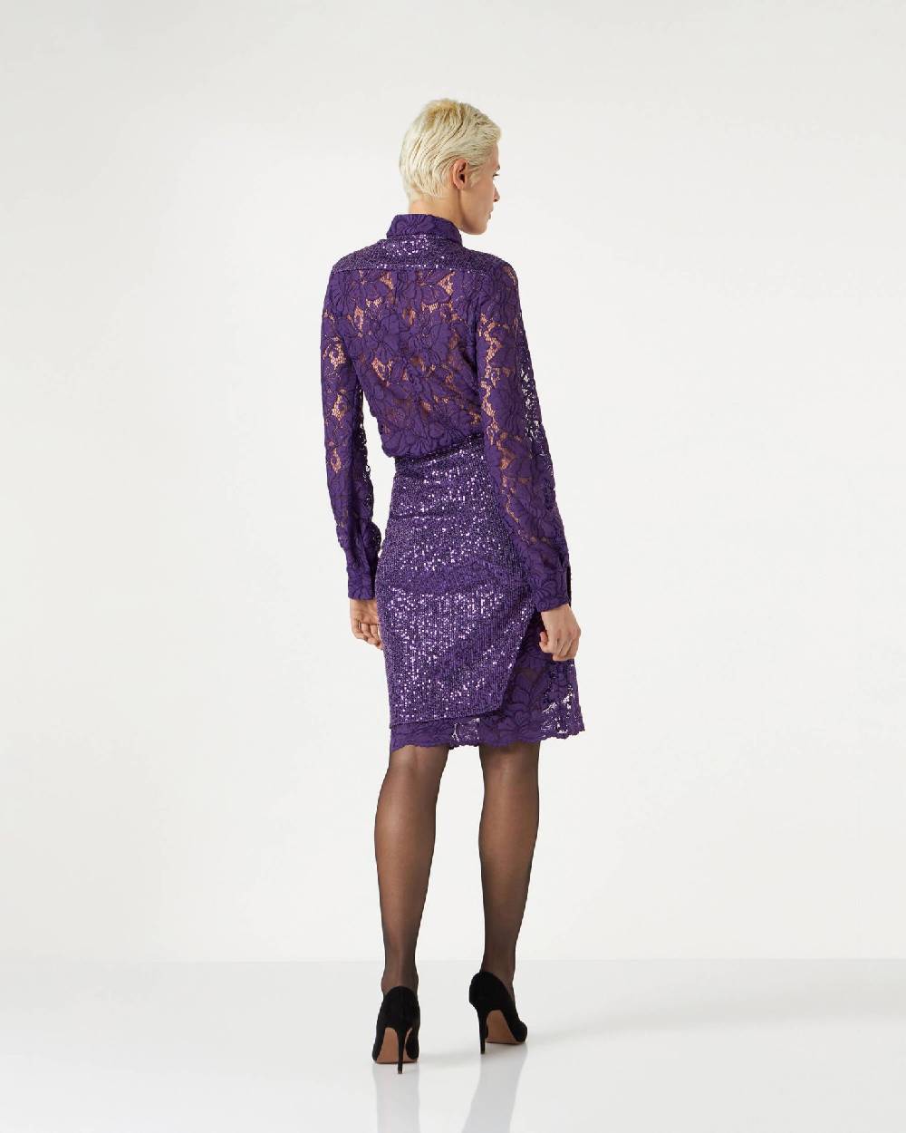 Le Twins Varese Paillettes Viola Shopping Online