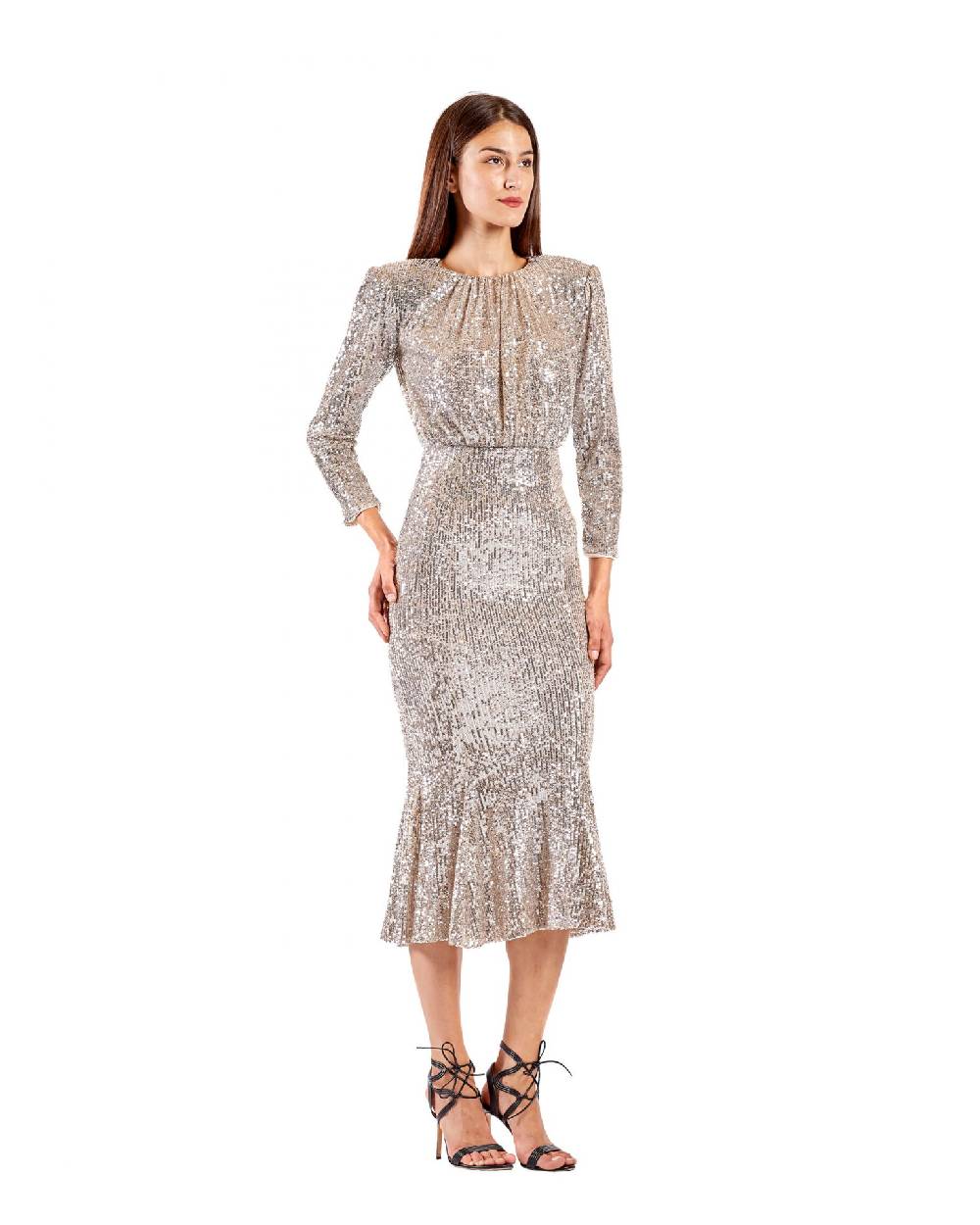 Le Twins Abito Ilaria Paillettes Outlet