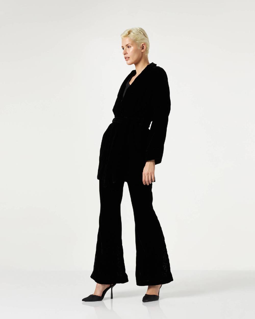 Le Twins Emma Veluto Nero Moda