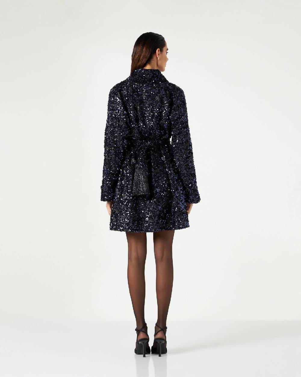 Le Twins Emma Paillettes Lurex Blu 2025