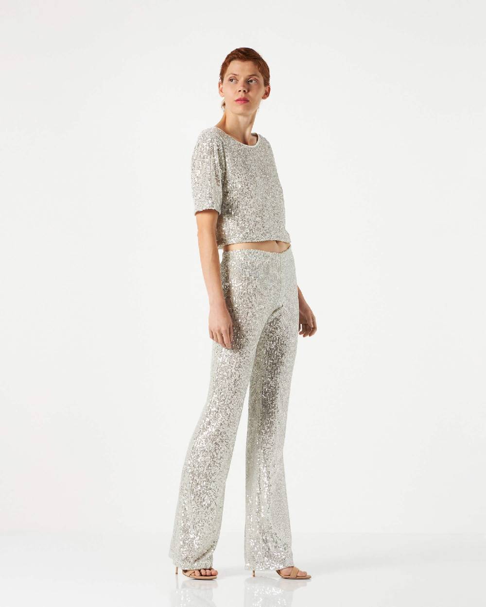 Le Twins Giusy Paillettes Argento Soddisfazione Garantita