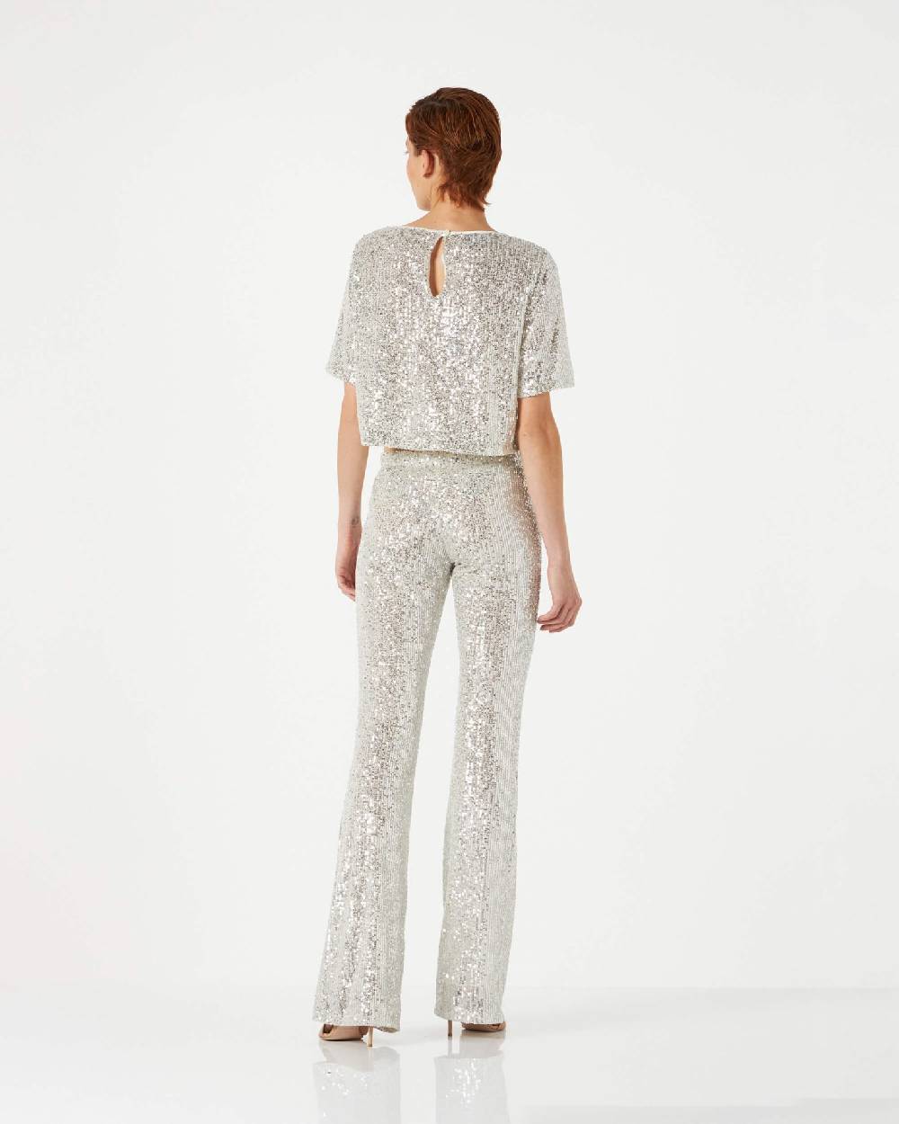Le Twins Giusy Paillettes Argento Soddisfazione Garantita