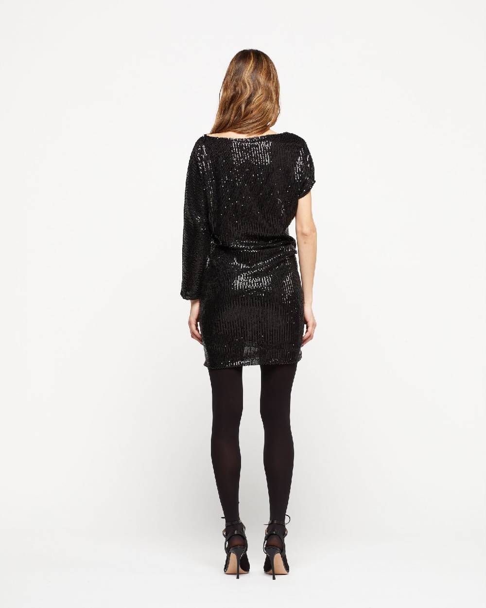 Le Twins Abito Vany – Paillettes Nero Presa