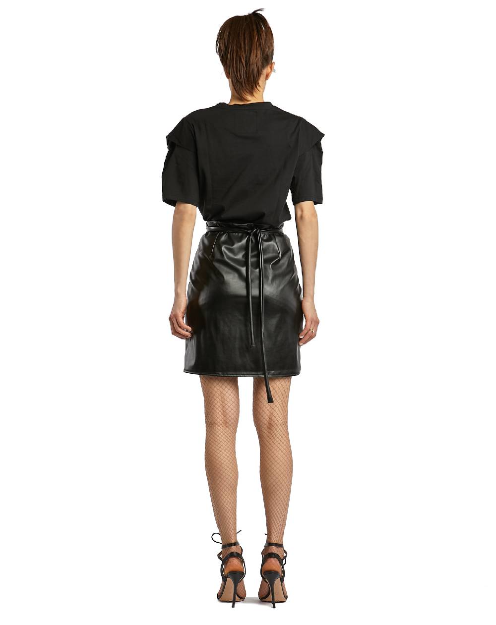 Le Twins Gonna Grazia – Ecopelle Nero Moda