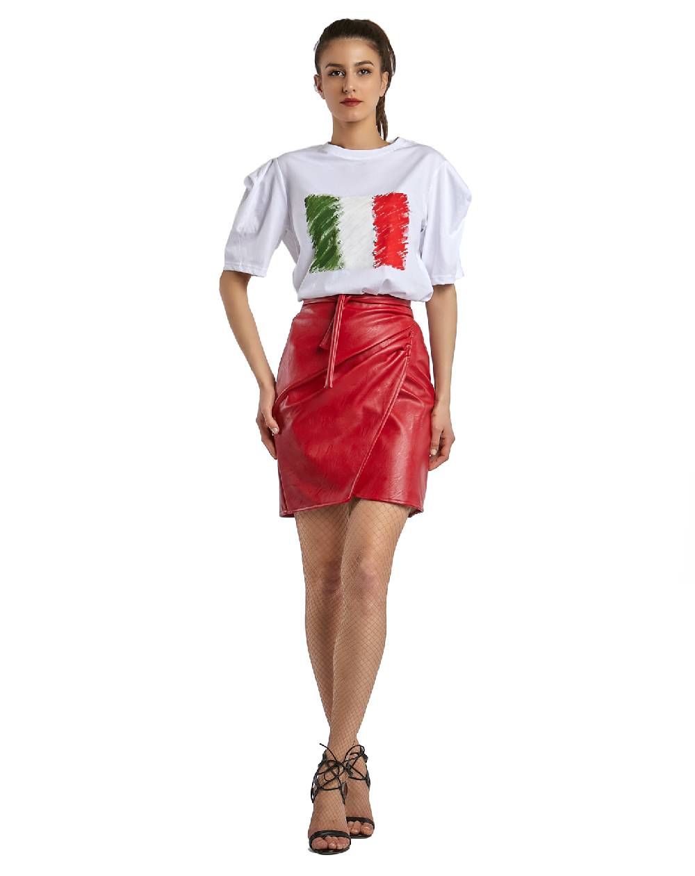 Le Twins Gonna Grazia – Ecopelle Rosso 2025