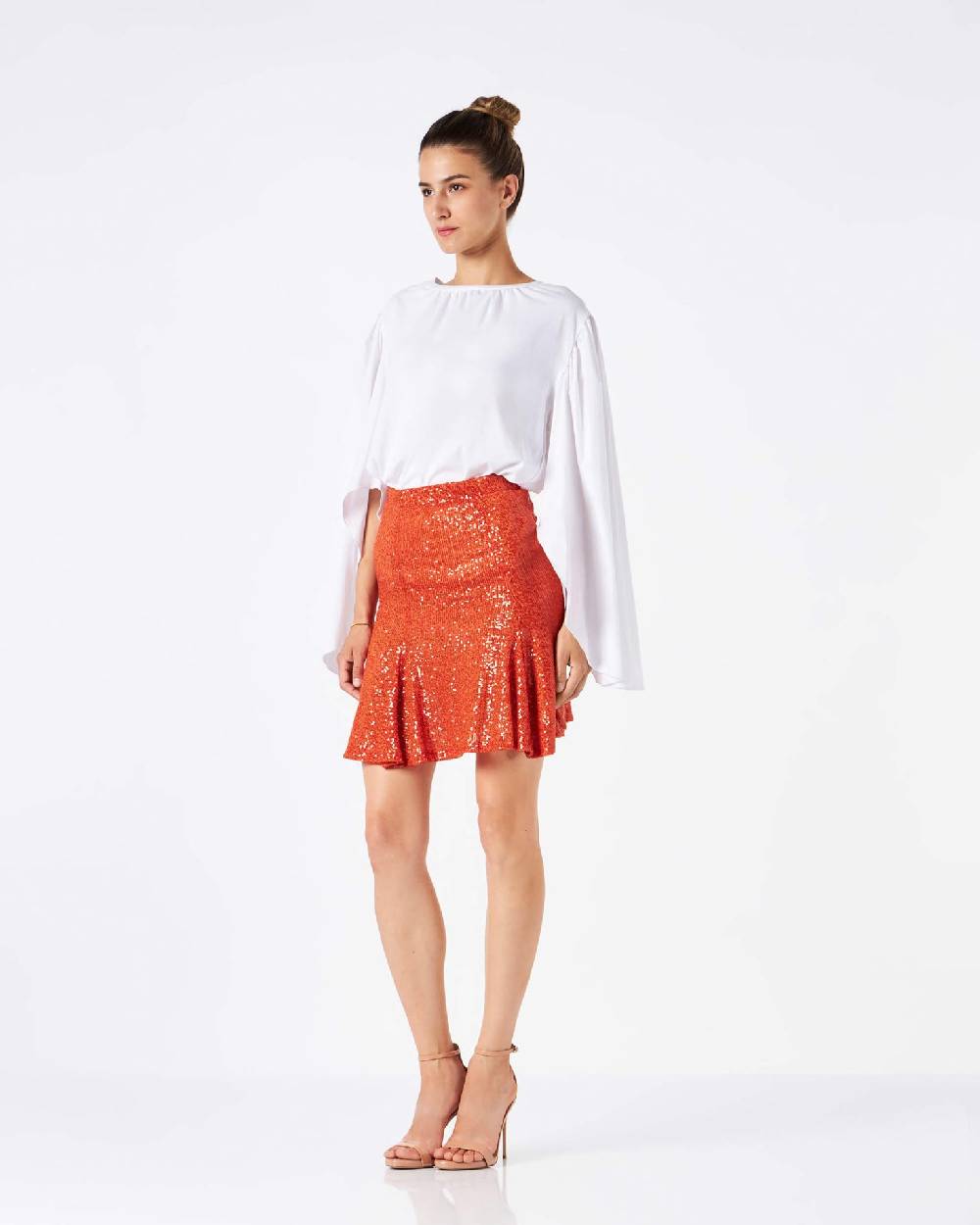 Le Twins Nina Paillettes Arancio Soddisfazione Garantita