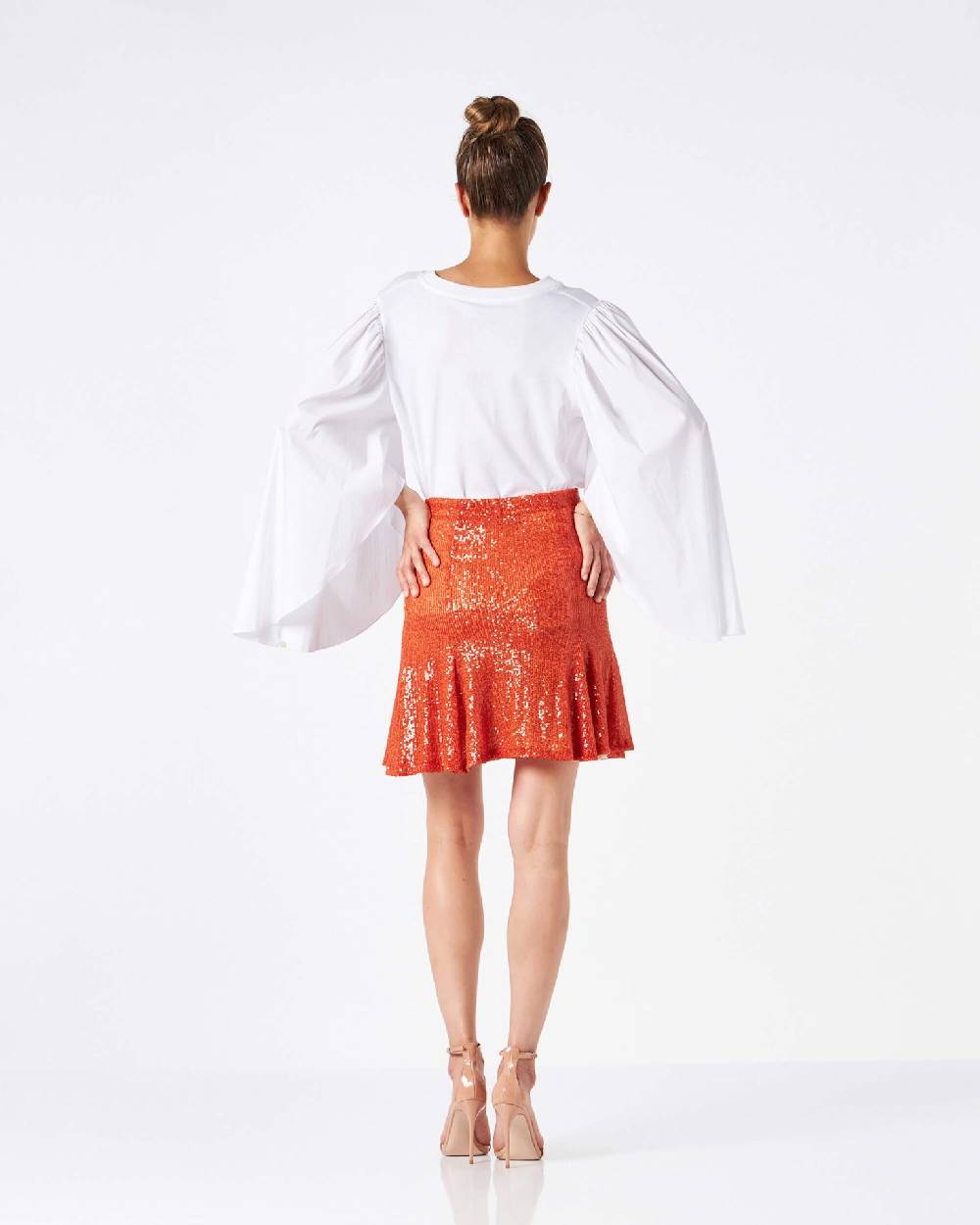 Le Twins Nina Paillettes Arancio Soddisfazione Garantita