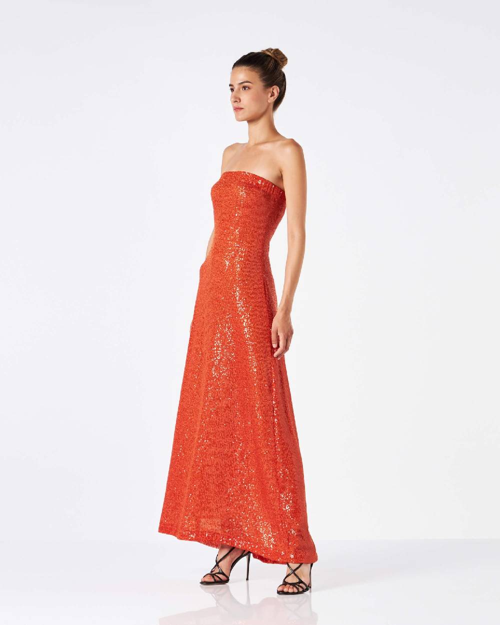 Le Twins Gina Paillettes Arancio Negozi Online
