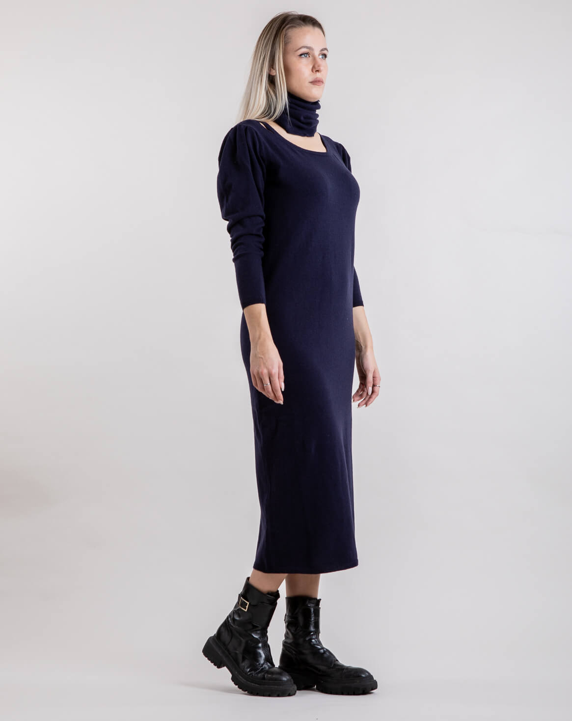 Le Twins Abito Dina – Blu Saldi Di Fabbrica