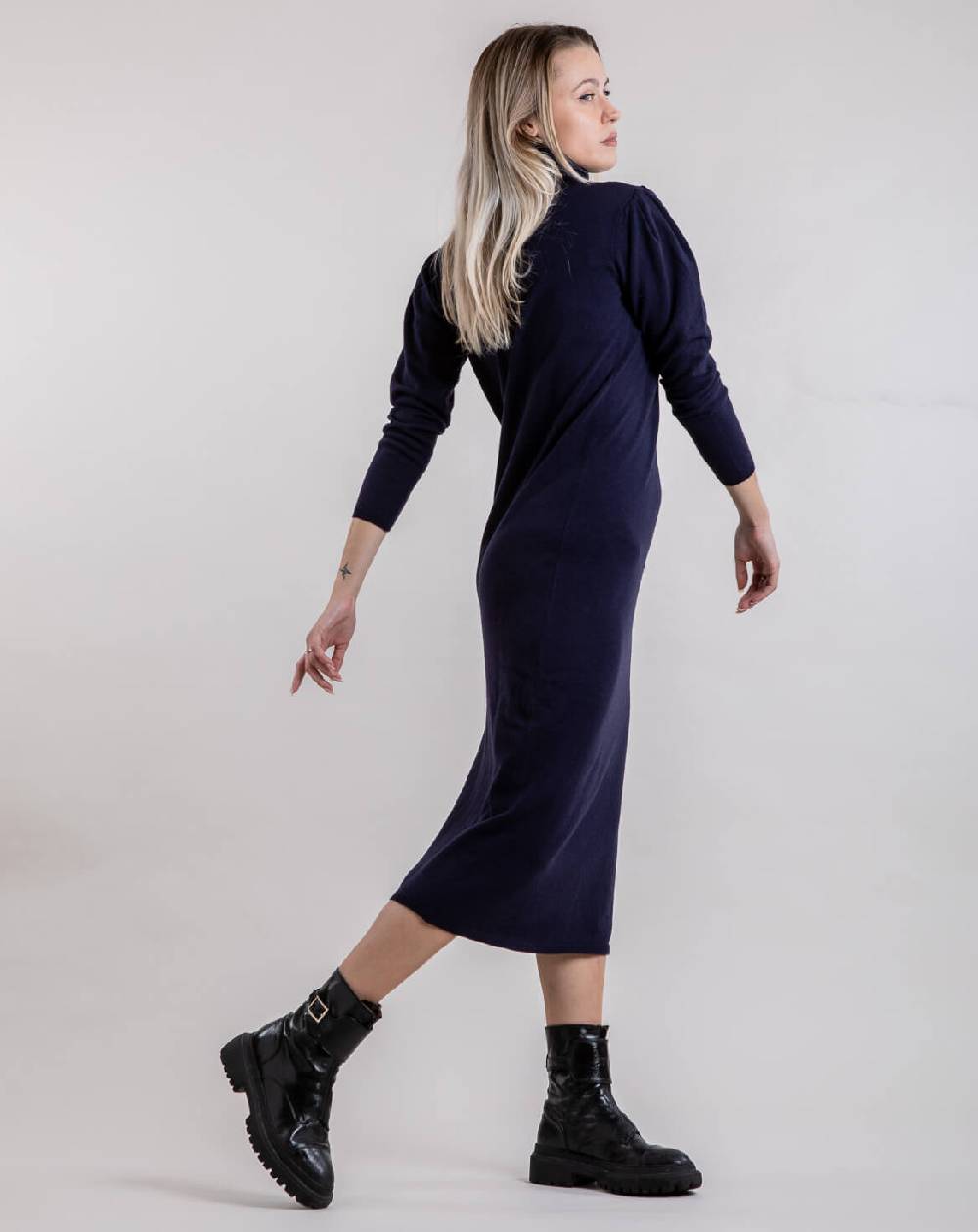 Le Twins Abito Dina – Blu Saldi Di Fabbrica