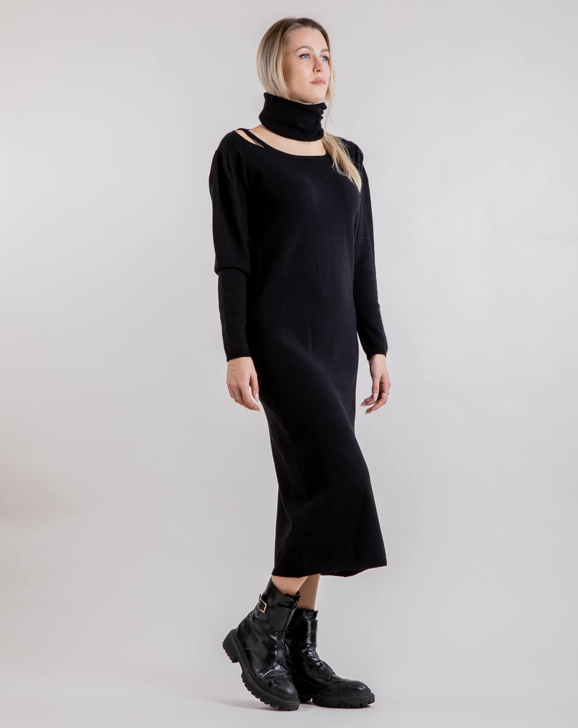 Le Twins Abito Dina – Nero Vendite Flash