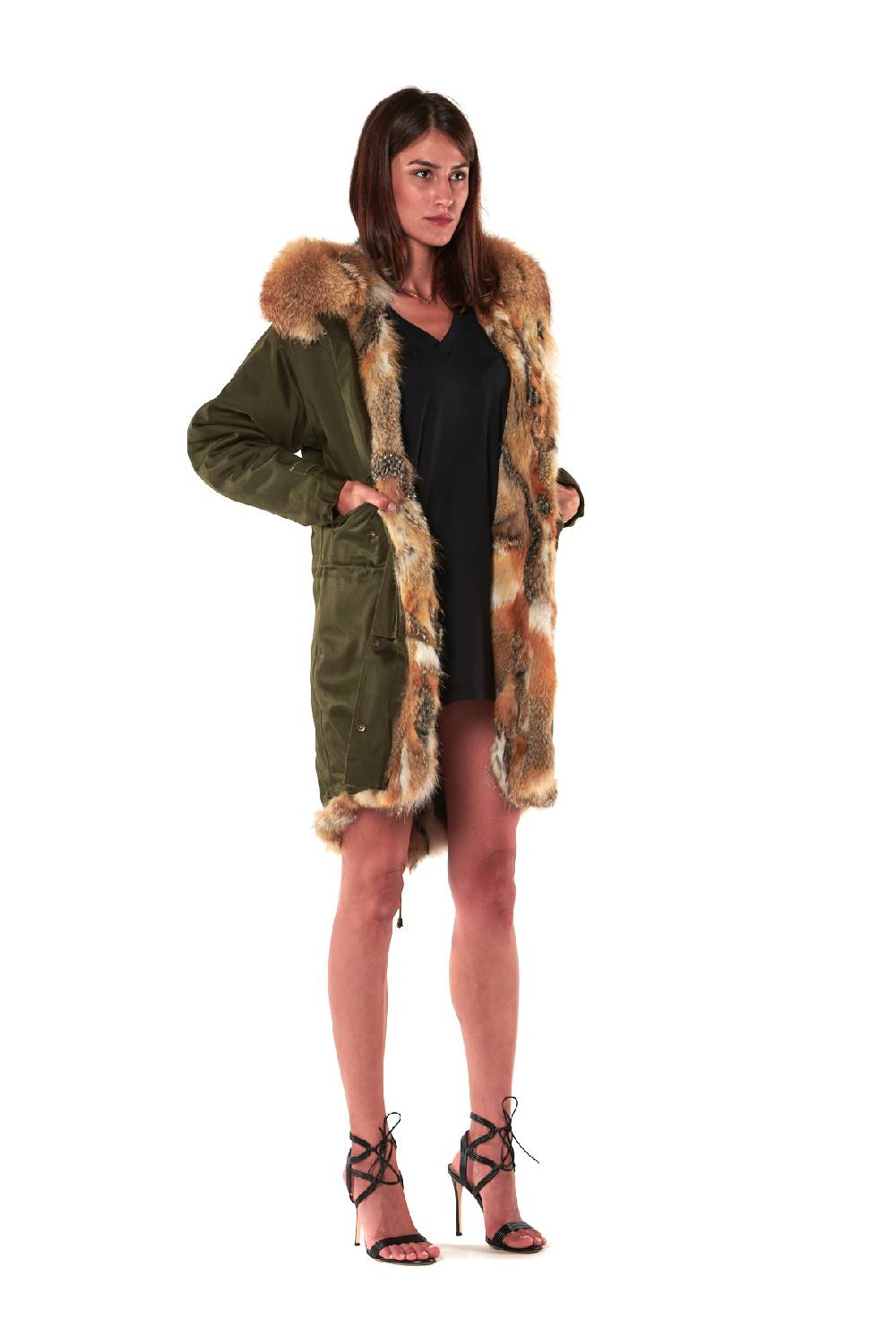 Le Twins PARKA CORTINA VERDE 2025