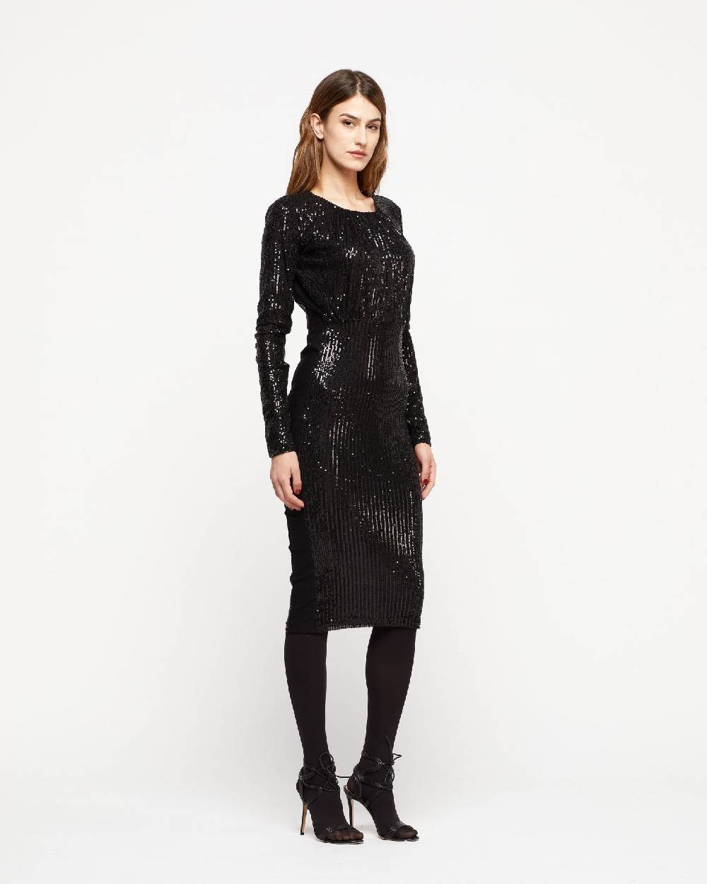Le Twins Abito Fede – Paillettes Nero Acquista Ora