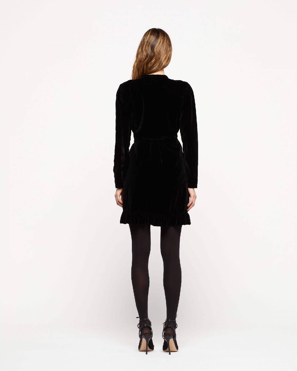 Le Twins Abito St. Tropez – Velluto Nero Vendite Flash