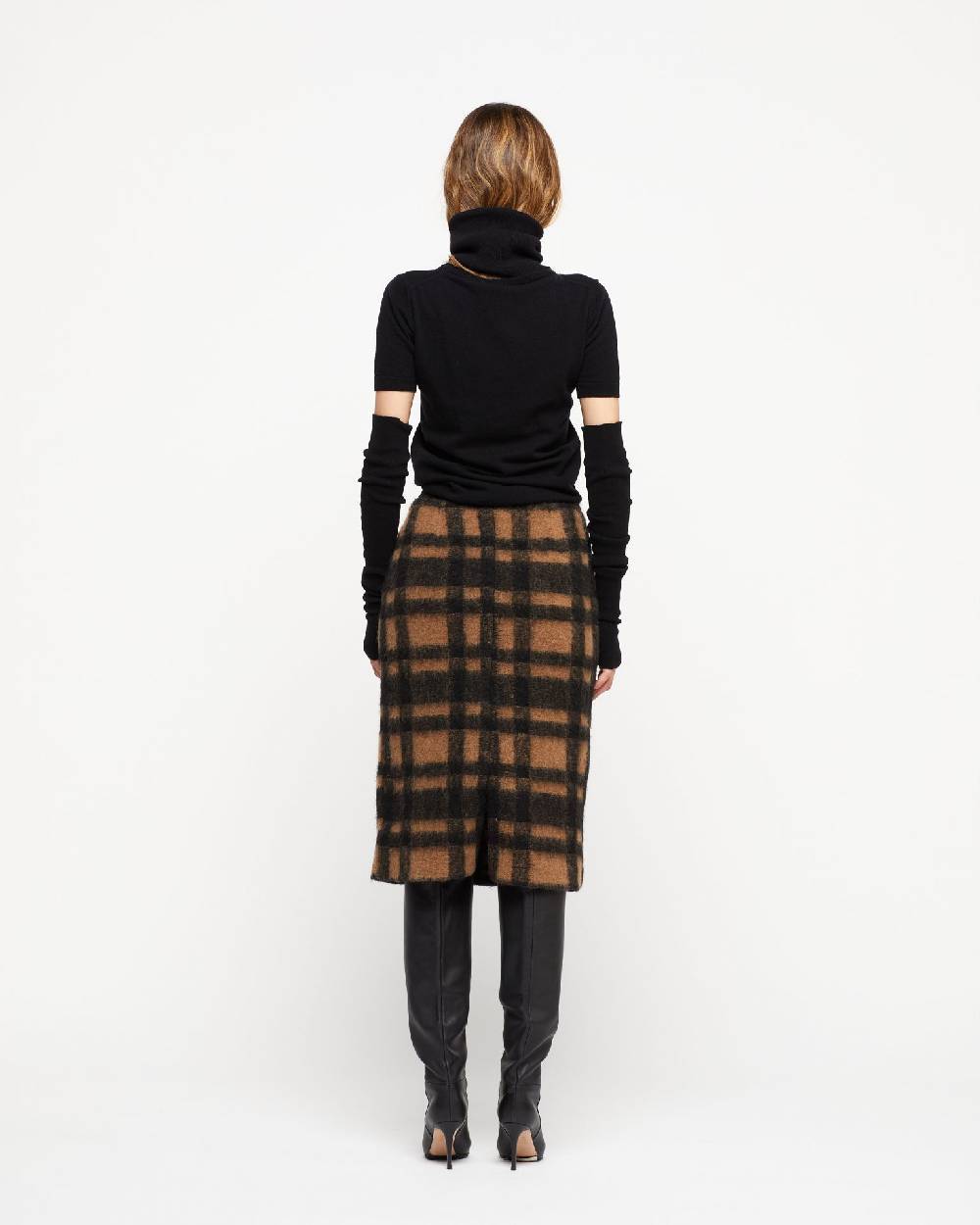 Le Twins Gonna Vilma – Quadri marrone e Nero Shopping Online