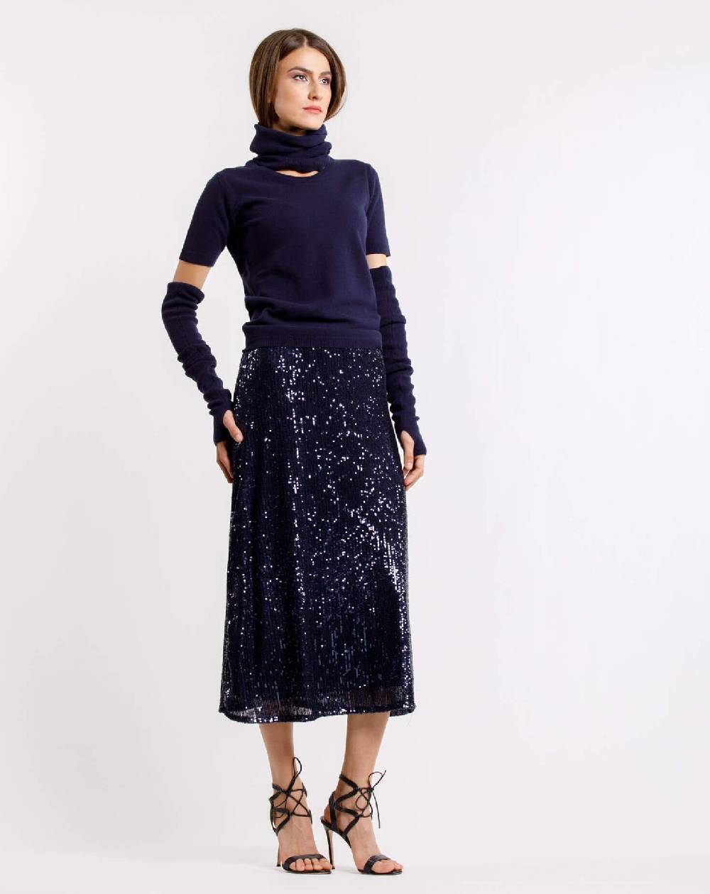 Le Twins Maglia Allegra- Blu Prezzo Ridotto