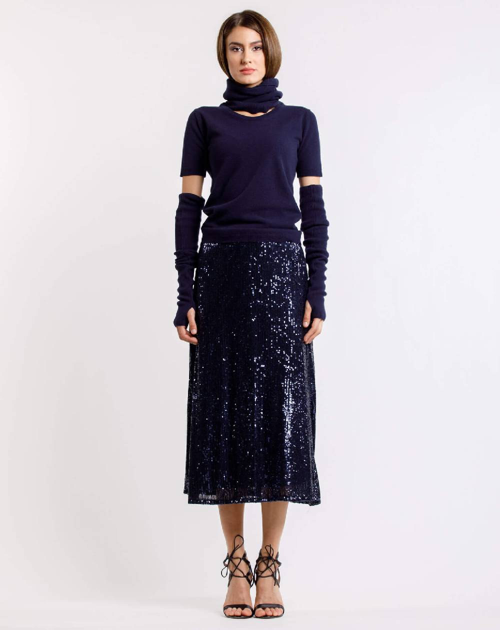 Le Twins Maglia Allegra- Blu Prezzo Ridotto