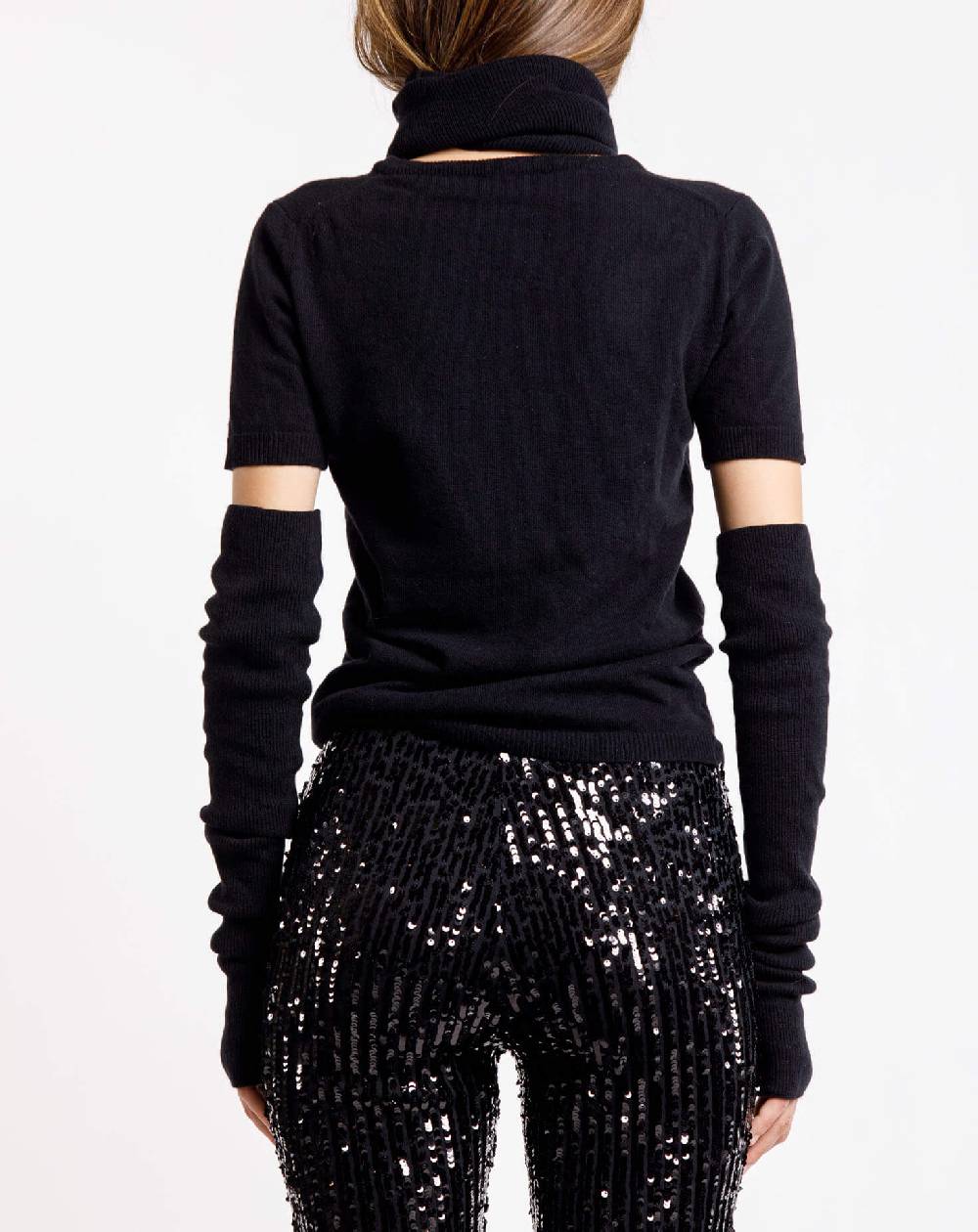 Le Twins Maglia Allegra- Nera Sottocosto