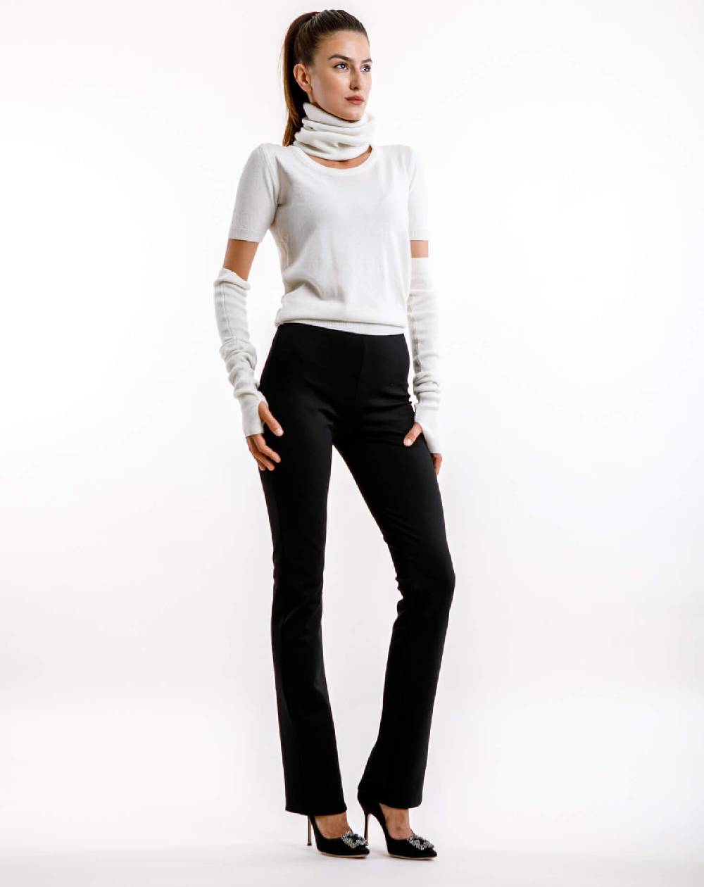 Le Twins Pantalone Raffy – Nero In Vendita