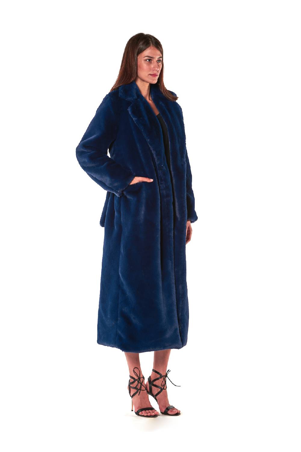 Le Twins Ecopelliccia Sofia – Blu In Saldo