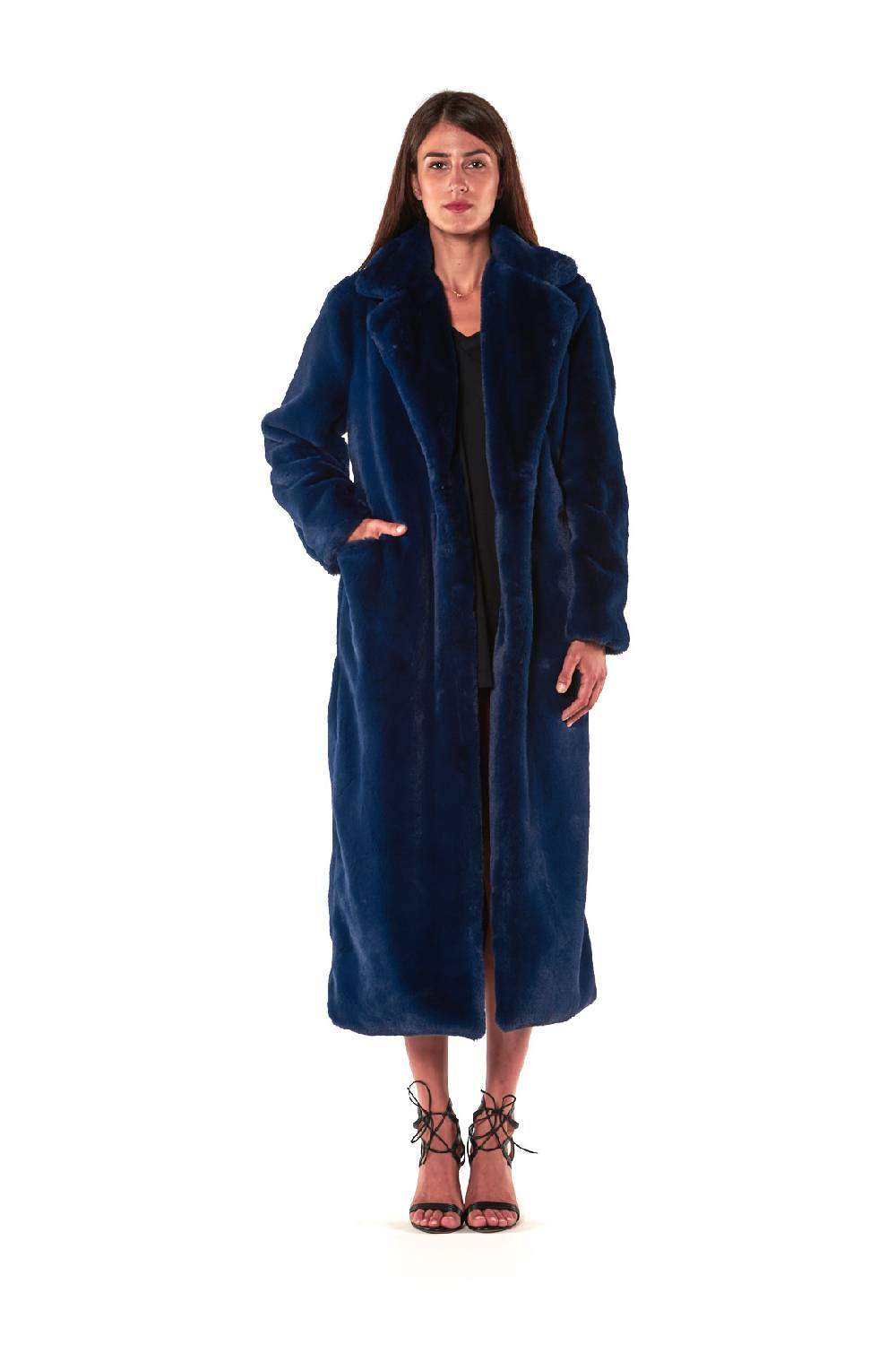 Le Twins Ecopelliccia Sofia – Blu In Saldo