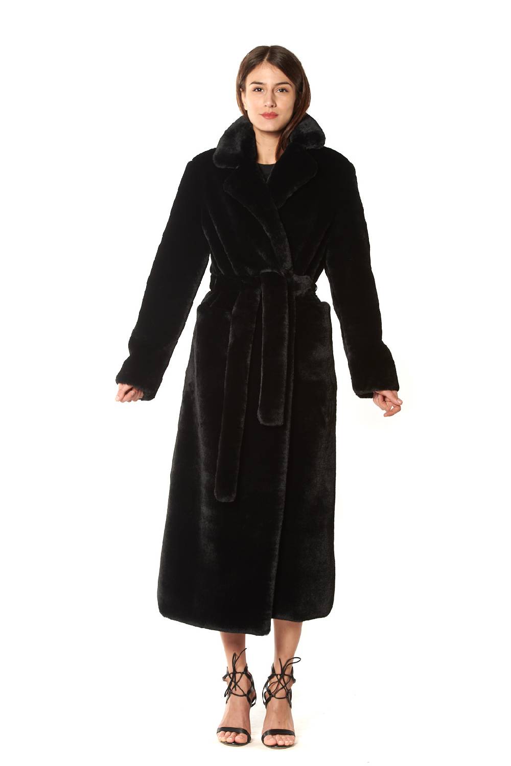 Le Twins Ecopelliccia Sofia – Nero 2025
