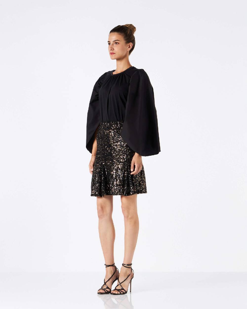 Le Twins Nina Paillettes Nero e Oro 2025